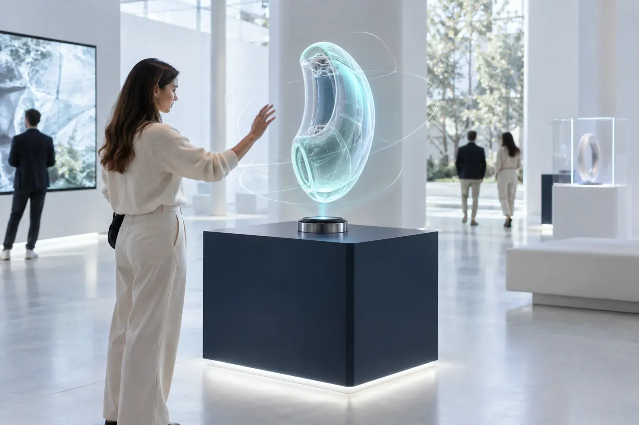 An LED infinity-mirror environment connected visitors with the possibilities of intelligent lighting.